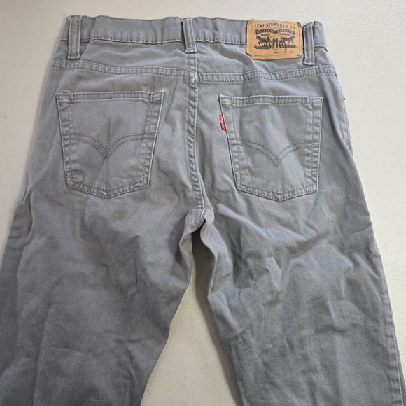 Levi's 511 Slim Jeans Boys 14 27 x 27 Regular Gray - Picture 13 of 16